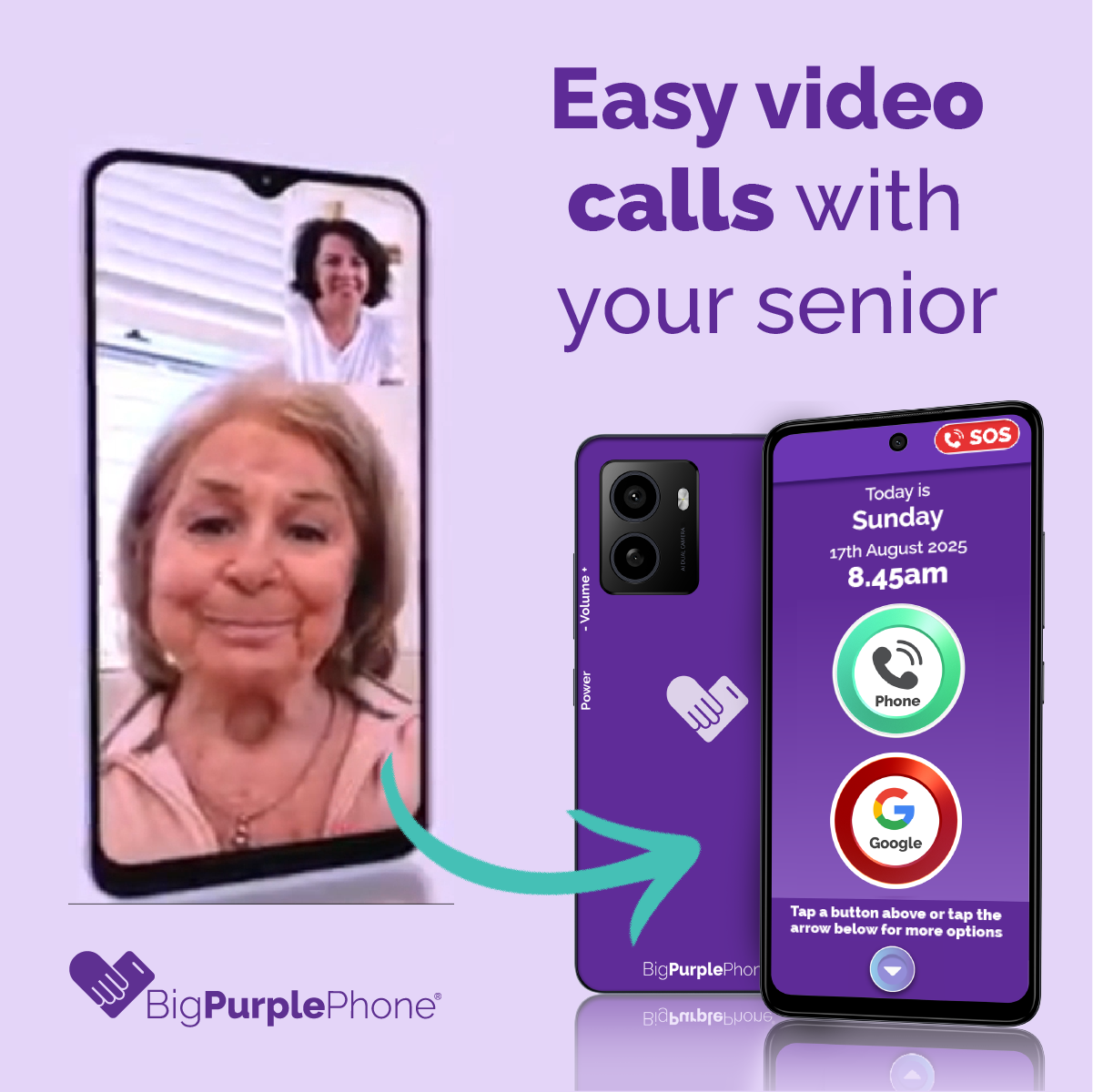 Best mobile for seniors featuring effortless video calling, perfect for family communication.