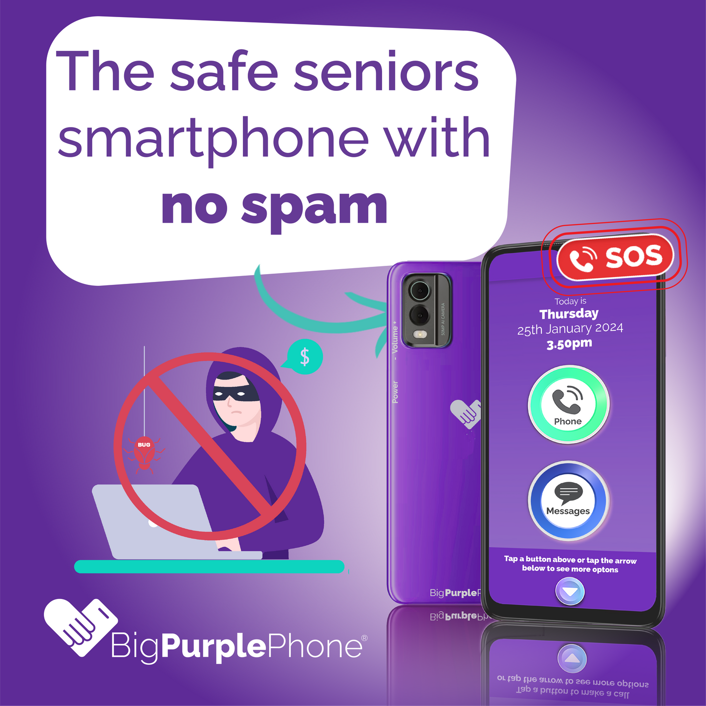 Best mobile for seniors with no spam or scam calls, keeping older users safe and stress-free.