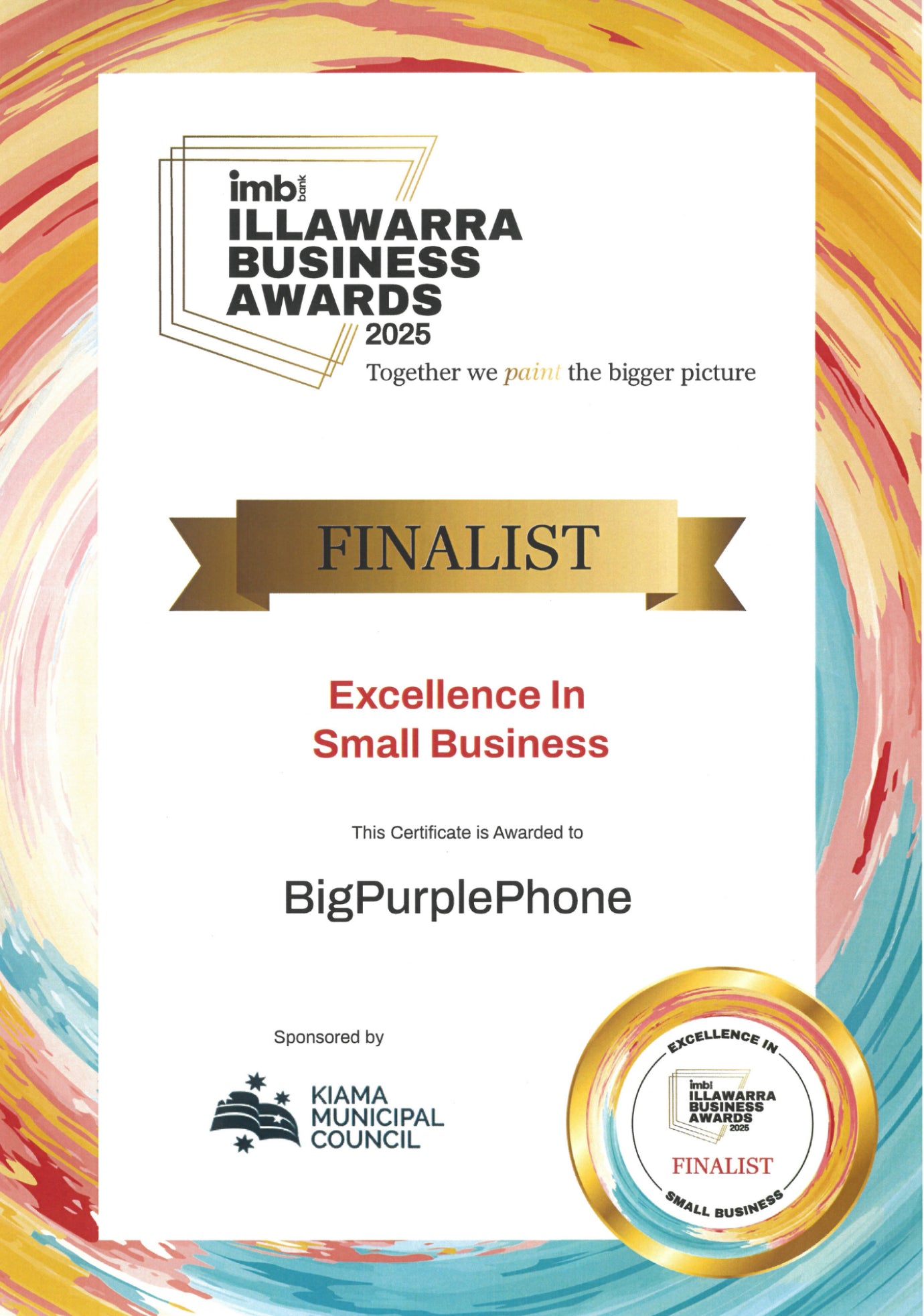 Excellence In Small Business