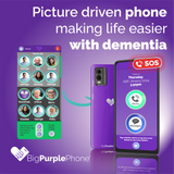 Best mobile for seniors with a picture-based contact list, perfect for dementia and memory support.