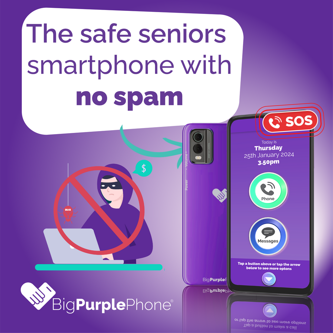 Best mobile for seniors with no spam or scam calls, keeping older users safe and stress-free.