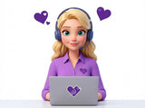 Help button calls the BigPurplePhone Staff who are here to help