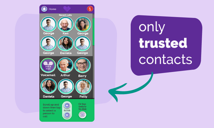 Only trusted contacts